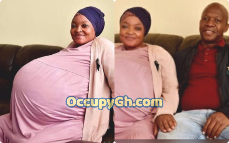 woman Sithole gives birth 10 babies