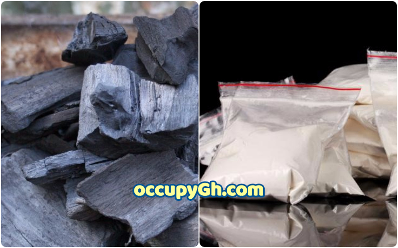Cocaine Disguised Charcoal seized