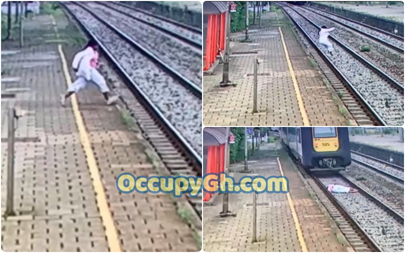 Ghanaian Woman Jumps Front Train Commit Suicide