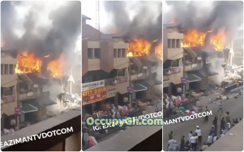 makola market on fire