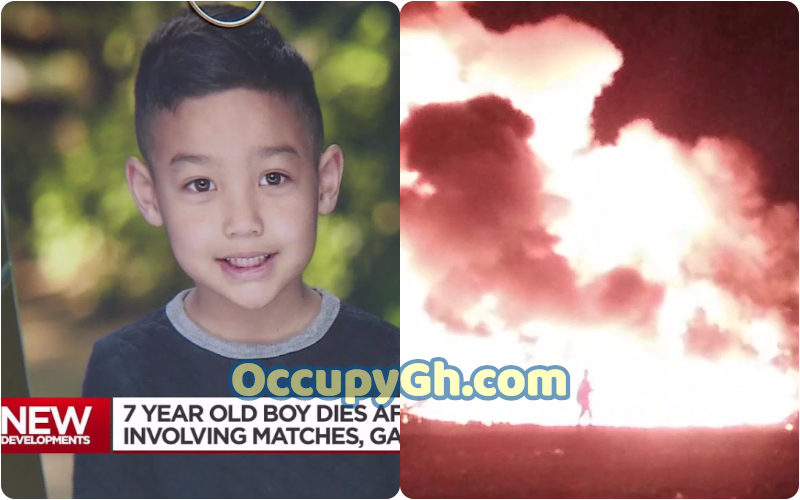 7-Year-Old Boy Burns Himself Alive
