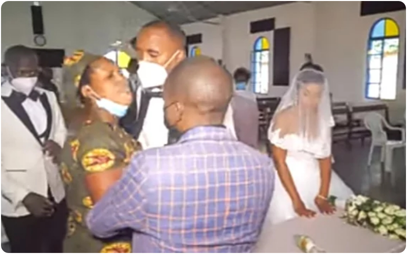 Woman With 5 Children Scatters Husband Wedding