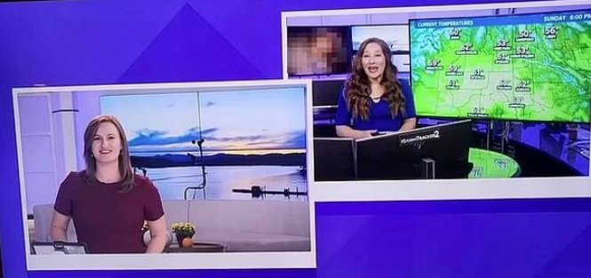 news station shows porn