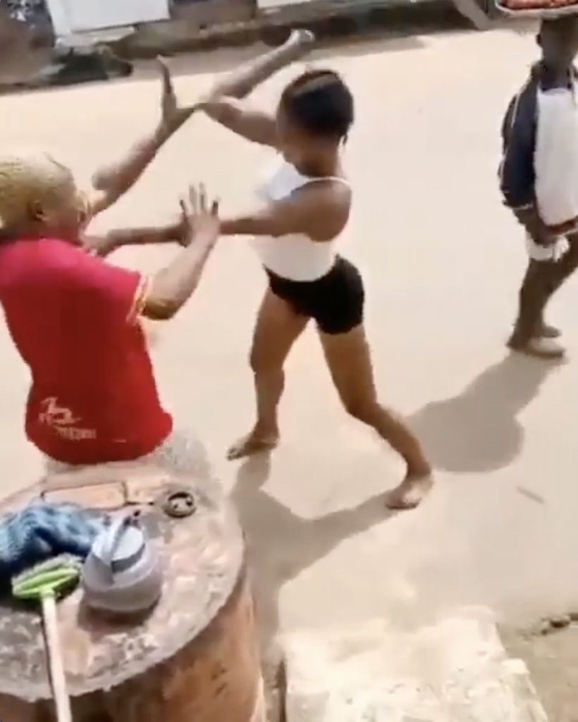 ladies fight over slim boyfriend