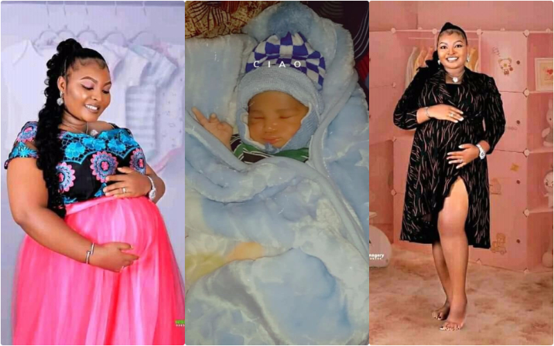 woman gives birth twin