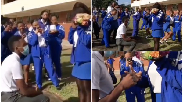 High School Student Proposes To ClassMate