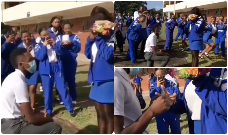 High School Student Proposes To ClassMate