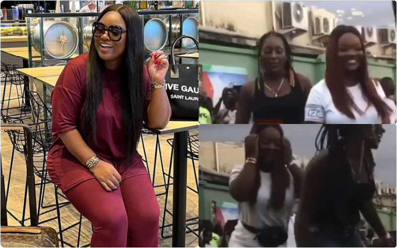 Jackie Appiah Falls Musical Chairs