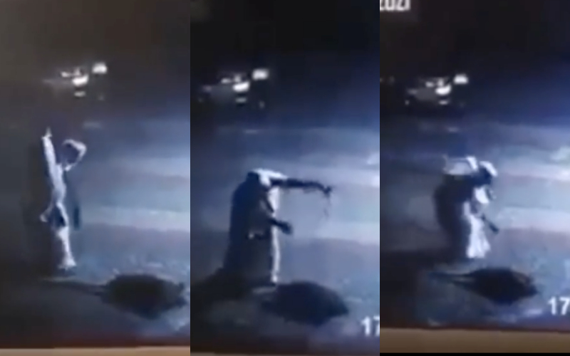 Alleged Witch Caught On Cctv As She Appears In A House On A Witch Broom Video