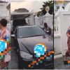 Woman dashes maid servant car