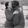 kanye west shares kissing photo with kim kardashian