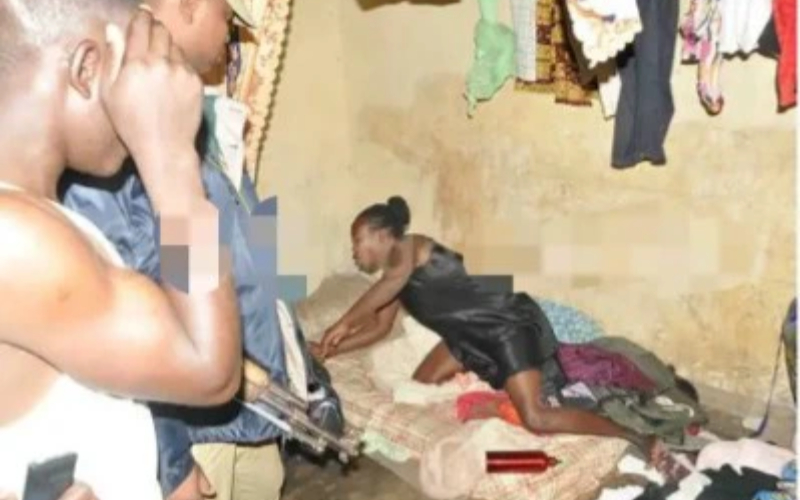 man caught in bed with grandmother