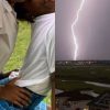 two shs girls students struck Lightning