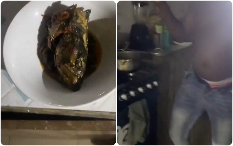 Man caught stealing fish head stew