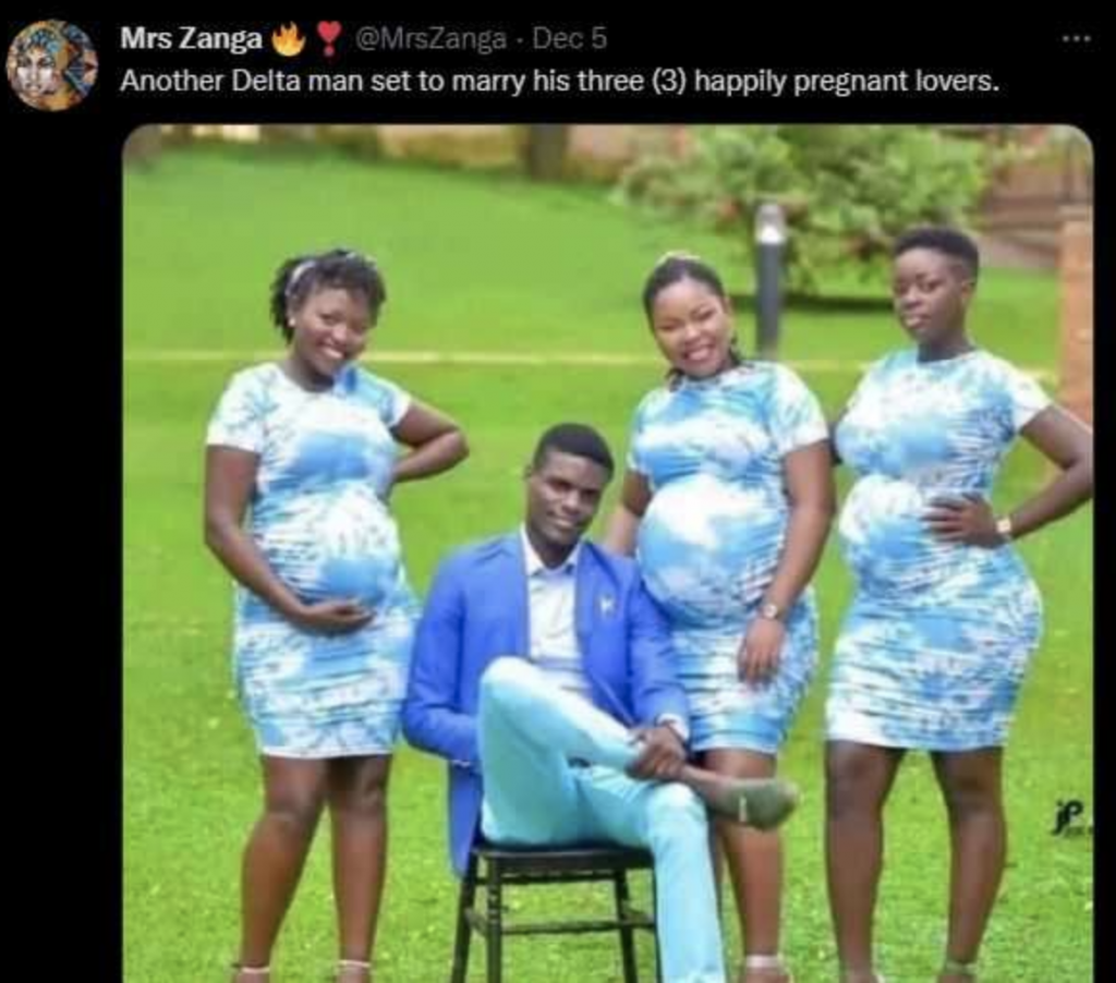 man wed three pregnant women