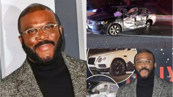 Tyler Perry in car accident