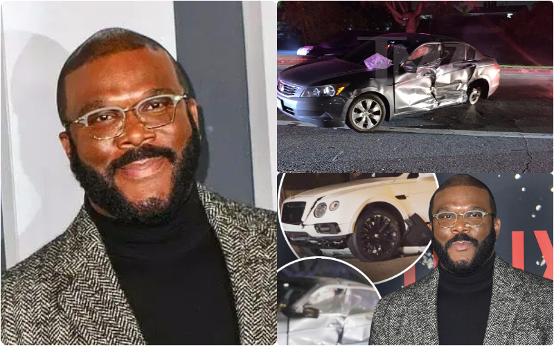 Tyler Perry in car accident