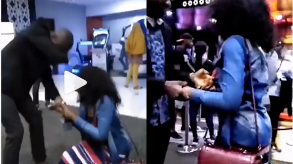 lady slaps boyfriend reject proposal