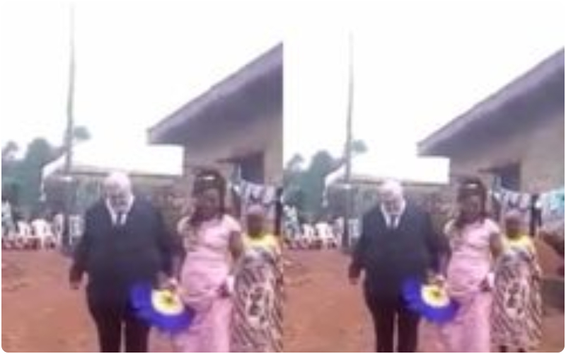 old white man marries young lady