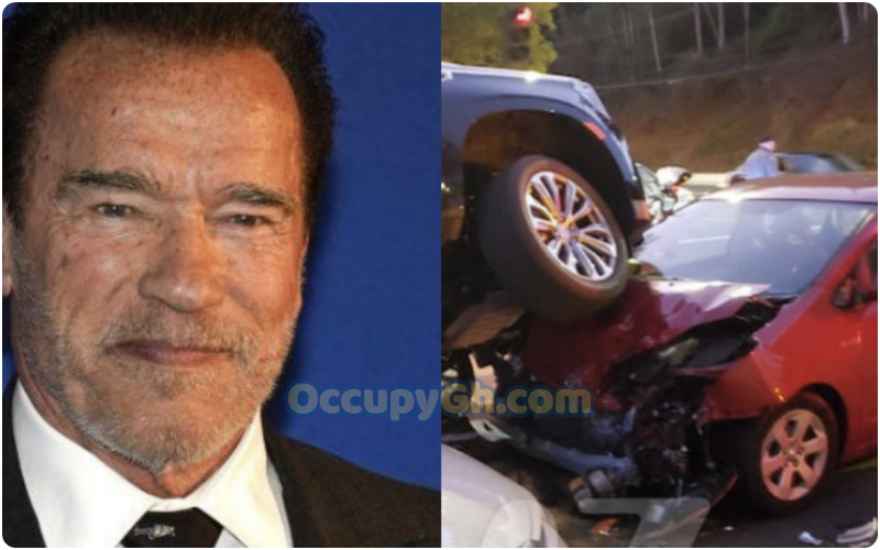 Arnold Schwarzenegger involved car accident