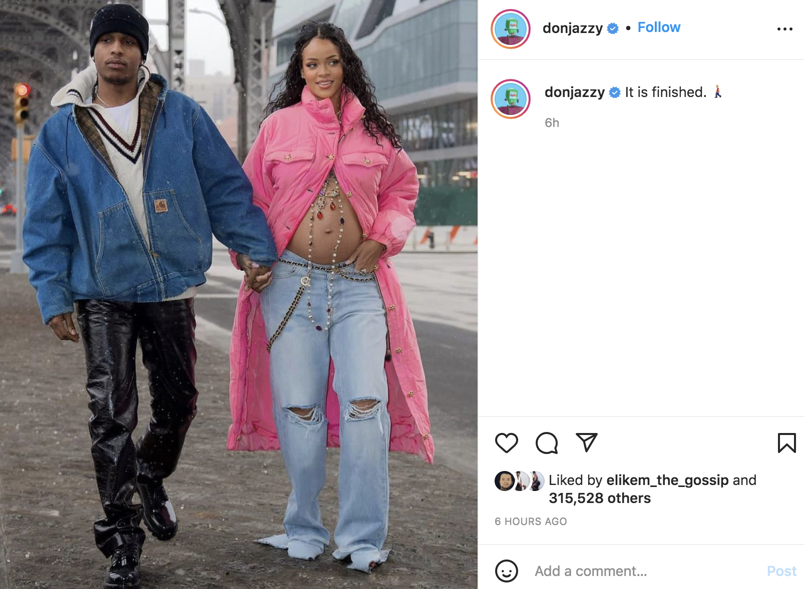 Don Jazzy Reacts To Rihanna's Pregnancy