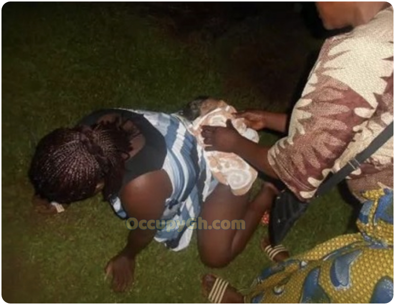 Woman Gives Birth Outside Hospital