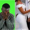 man crying woman wedded
