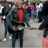 man shut down street propose to girlfriend