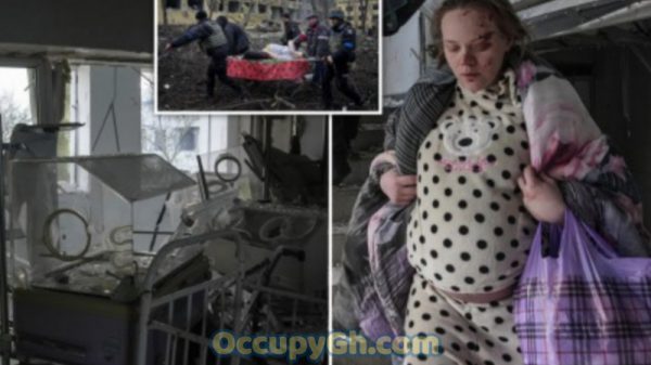 Ukraine hospital destroyed by russian bomb