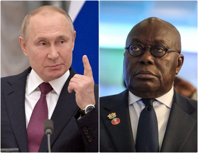vladimir Putin Sends Ghana Message