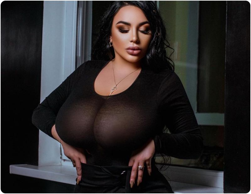 Lady With Abnormally Big Boobs