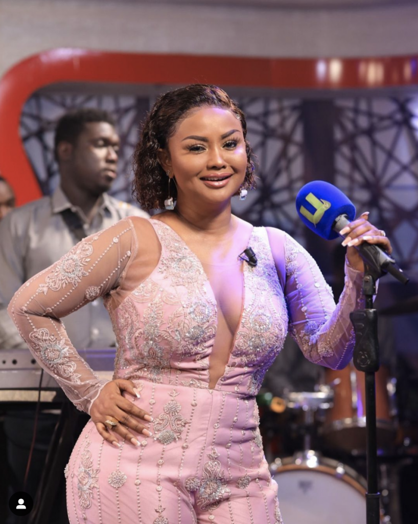 Nana Ama McBrown in beautiful dress