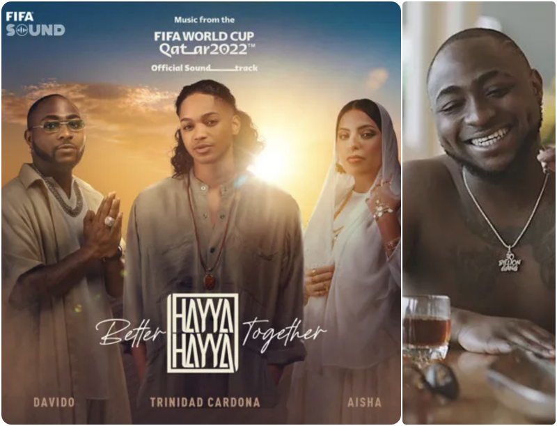 davido features 2022 FIFA World Cup Official Soundtrack