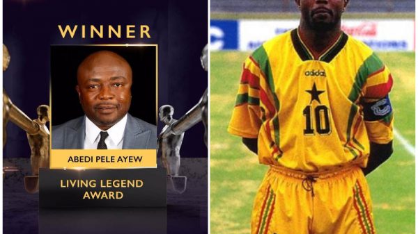 Abedi Pele living legend award ghana football awards