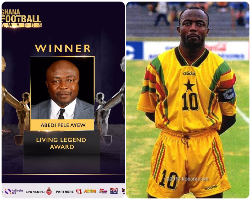 Abedi Pele living legend award ghana football awards