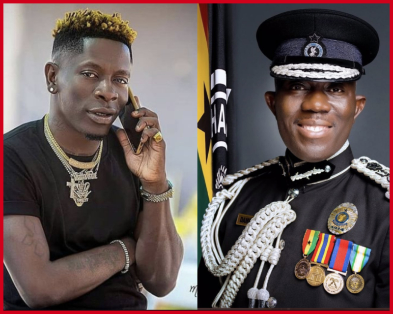 shatta wale and IGP Dampare