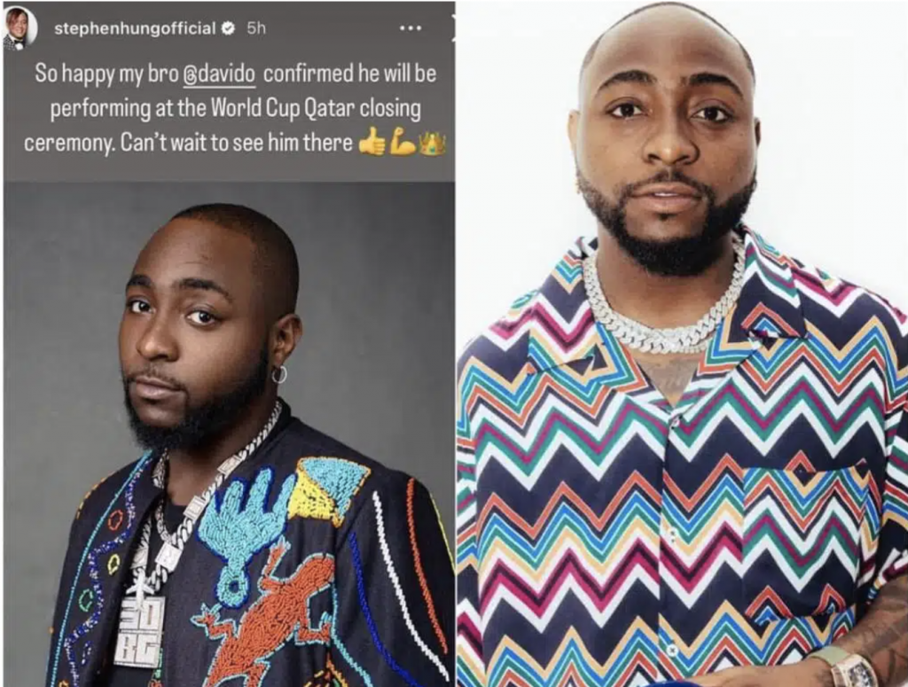 Davido perform at qatar world cup