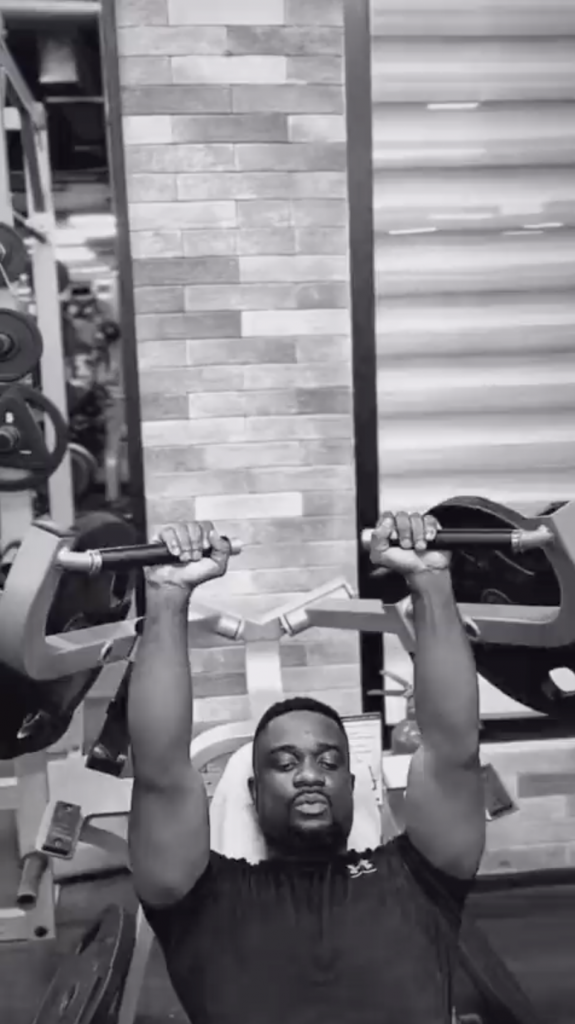 Sarkodie Gym Training