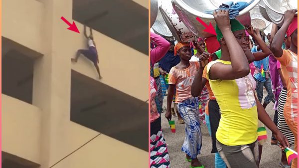 kayayo girl rescued falling