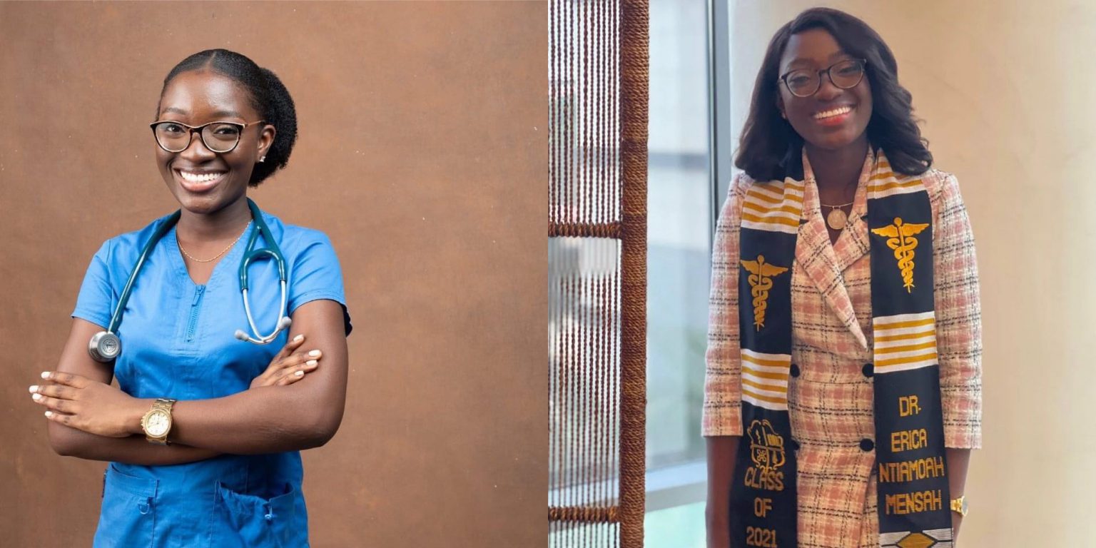 Meet Ghana's Youngest Medical Doctor Erica Ntiamoah Mensah, At The Age ...