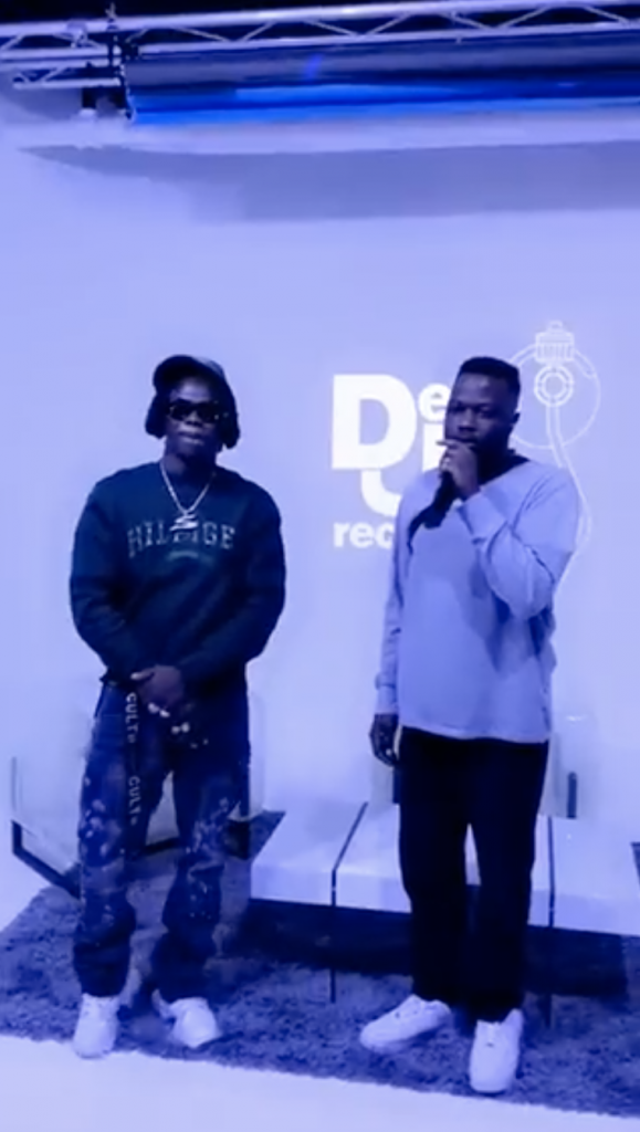 Stonebwoy at Def Jam building