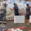 woman praying kejetia market fire