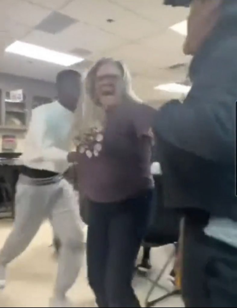 High School Teacher Falls Breaks Nose