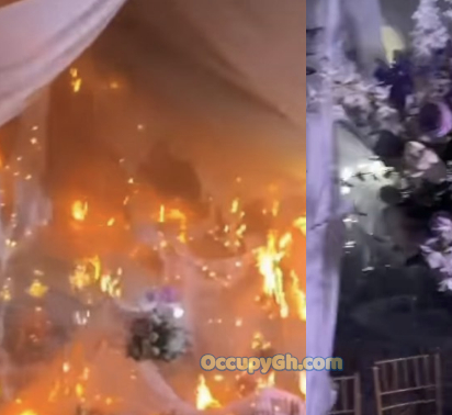 Fire Destroys Wedding Reception