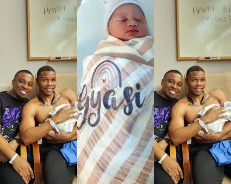 gay couple gives birth baby