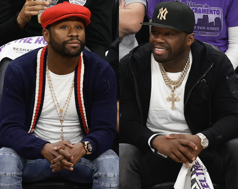 50 Cent and Floyd Mayweather squash beef