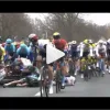 Cyclist Causes Crash During Race