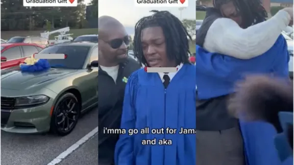 Father Surprises Son With A Dodge Car