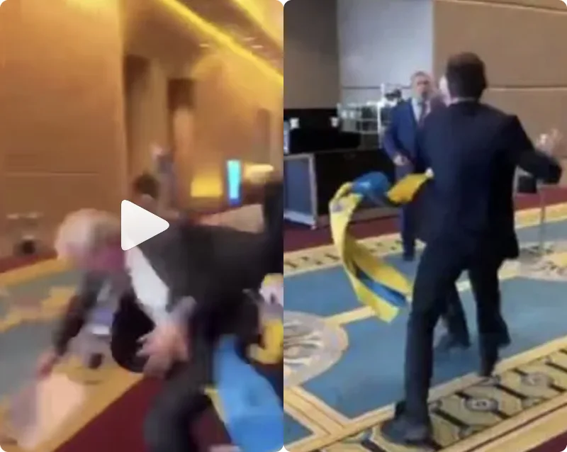 russia politician punches ukraine