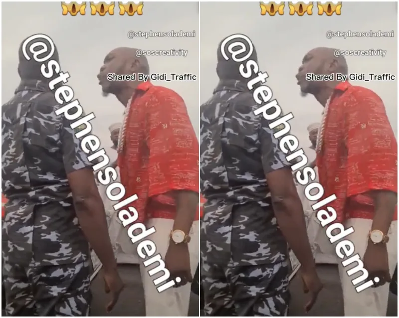Seun Kuti Slapping Nigerian Police